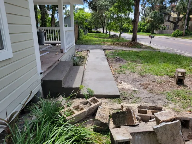 Sidewalk Installation